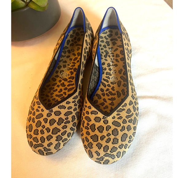 Rothy's Shoes - Rothy's The Flat Cheetah Print Flats Sz. 11.5